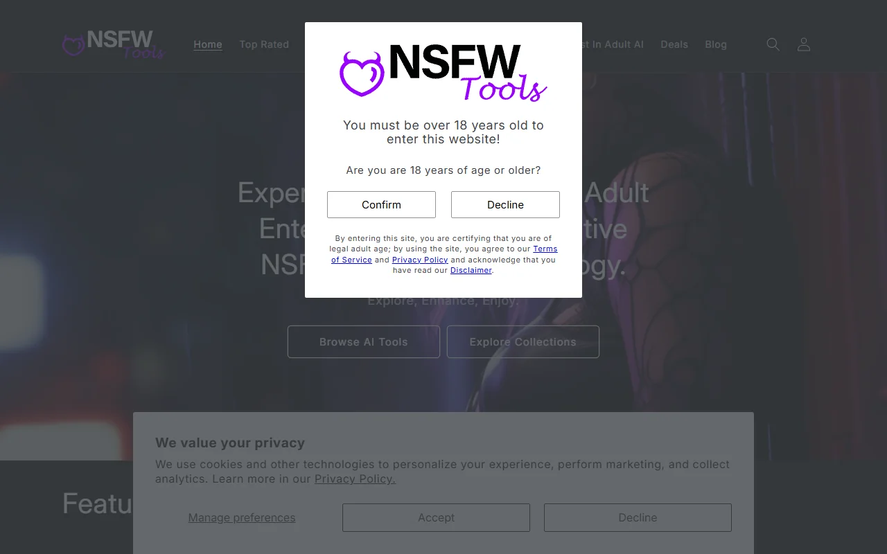 Screenshot of Nsfwtools