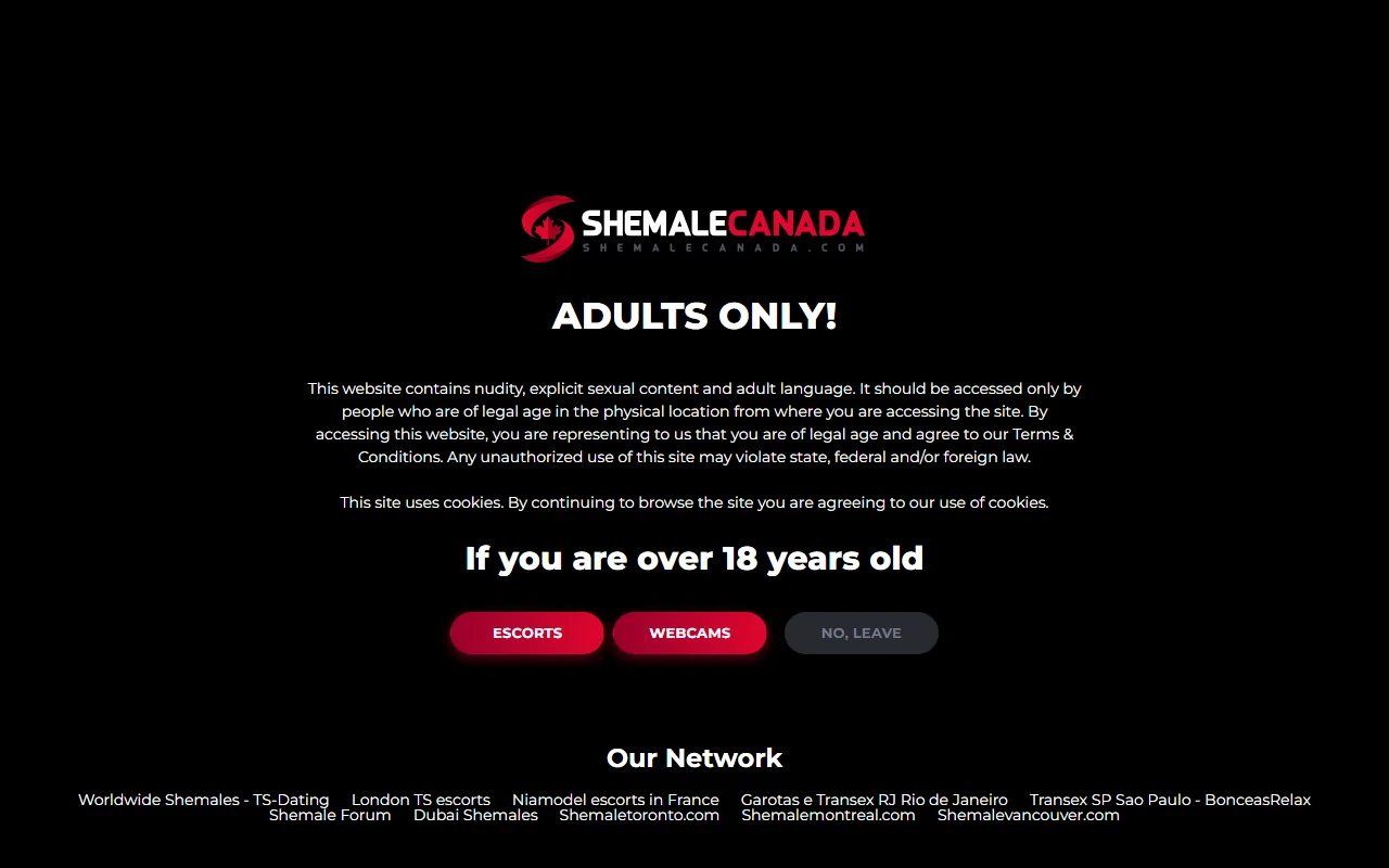 Screenshot of Shemalecanada
